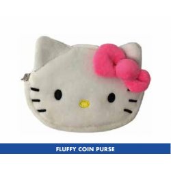 HELLO KITTY - Porte-monnaie en peluche