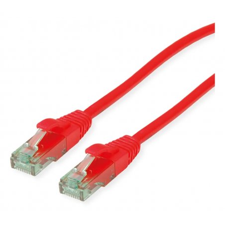 ROLINE Recycled Material 21.45.3112 networking cable Red 2 m Cat6a U/UTP (UTP)