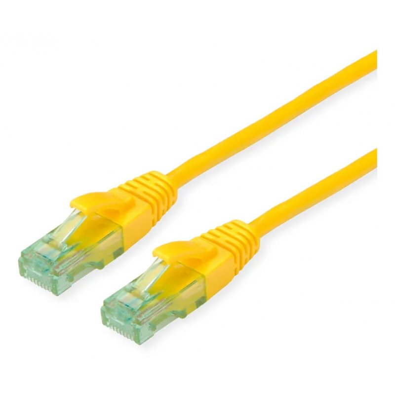 ROLINE Recycled Material 21.45.3125 networking cable Yellow 5 m Cat6a U/UTP (UTP)