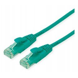 ROLINE Recycled Material 21.45.3137 networking cable Green 10 m Cat6a U/UTP (UTP)
