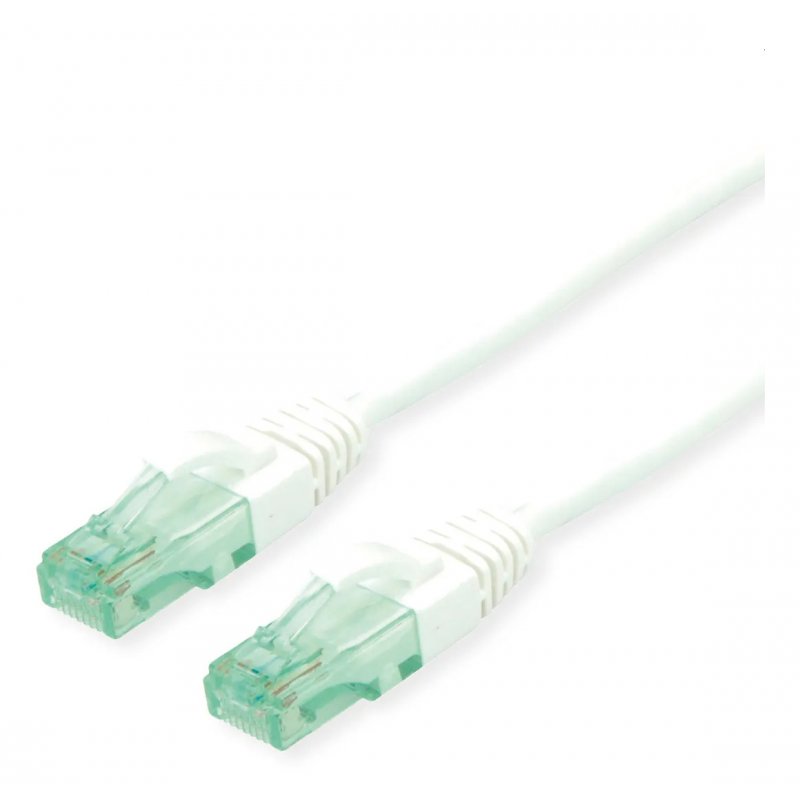 ROLINE Recycled Material 21.45.3168 networking cable White 15 m Cat6a U/UTP (UTP)