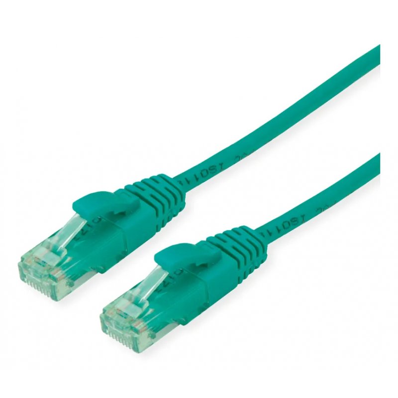 ROLINE Recycled Material 21.45.3184 câble de réseau Vert 0,3 m Cat6a U/UTP (UTP)