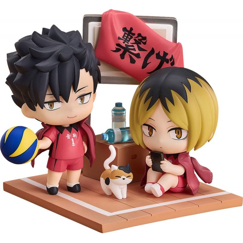 Haikyu!! pack 2 mini figurines Qset Tetsuro Kuroo & Kenma Kozume 9 cm
