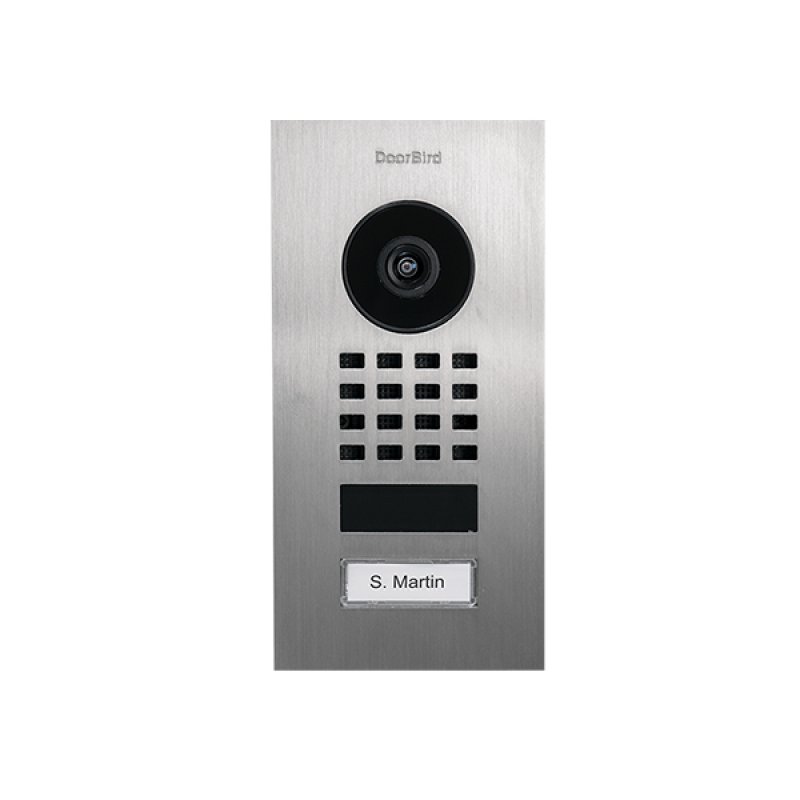 DoorBird D1101V IP Video Türstation Unterputz Edelstahl V2A