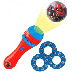 Lexibook - Spider-Man Stories Projector and Torch Light - (LTC050SP)