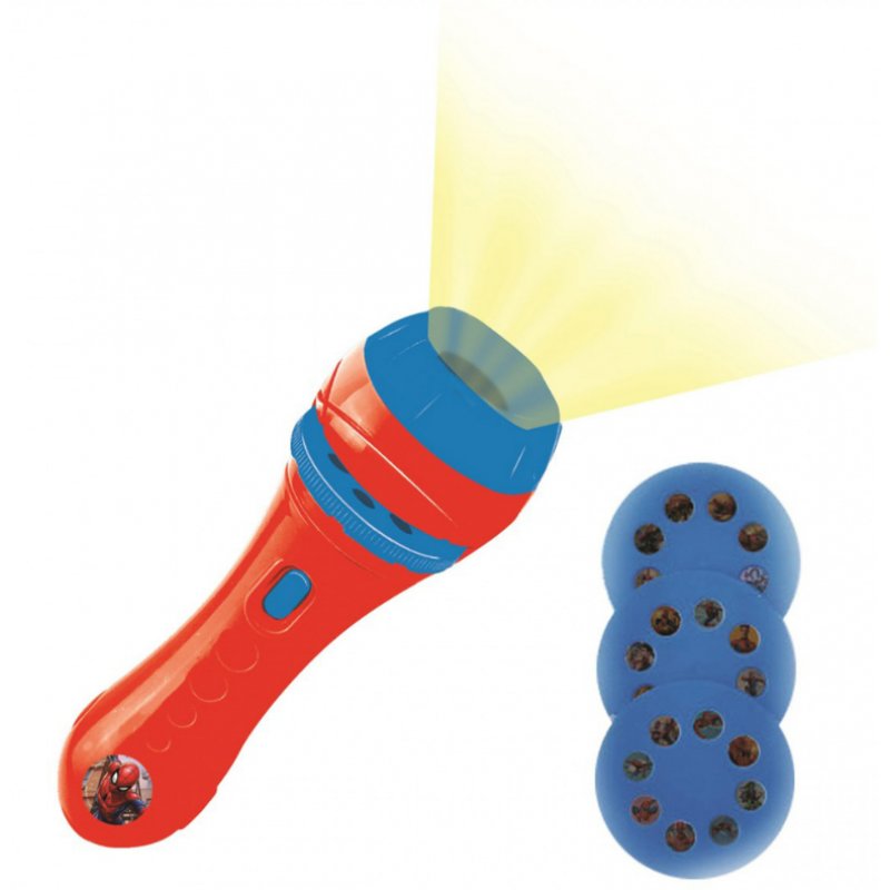 Lexibook - Spider-Man Stories Projector and Torch Light - (LTC050SP)