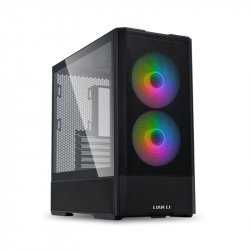 Lian Li LANCOOL 207 PC Gehäuse, Midi-Tower, ATX, Tempered Glass - schwarz