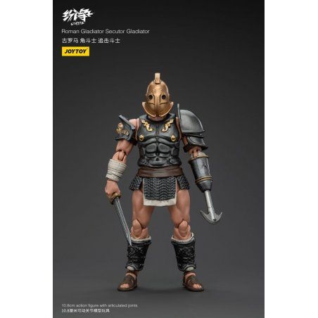 Strife figurine 1/18 Roman Gladiator Secutor Gladiator 11 cm