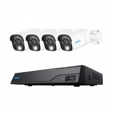 Reolink NVS8-8MB4 kit de vidéo-surveillance Avec fil 8 canaux