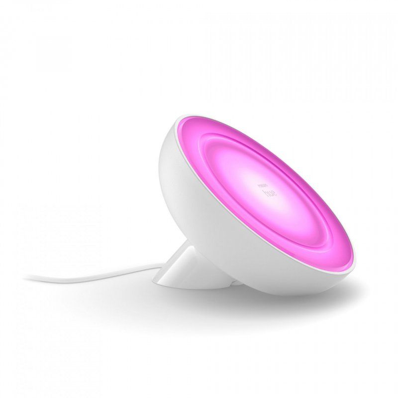 Philips Hue White & Col. Amb. Bloom Tischleuchte weiß 500lm.
