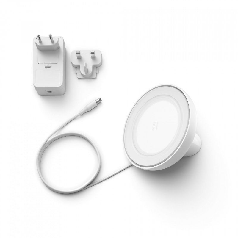 Philips Hue White & Col. Amb. Bloom Tischleuchte weiß 500lm.