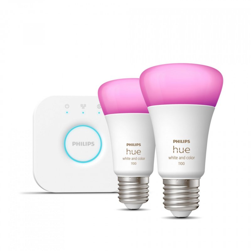 Philips Hue StiWa White&Col. Amb. E27 2er Starter Set