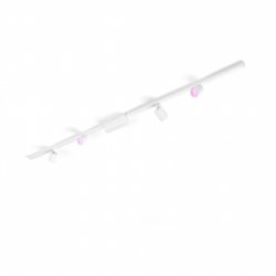 Philips Hue White and Color ambiance Kit de base Perifo pour plafond, droit (4 spots)