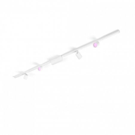 Philips Hue White and Color ambiance Kit de base Perifo pour plafond, droit (4 spots)