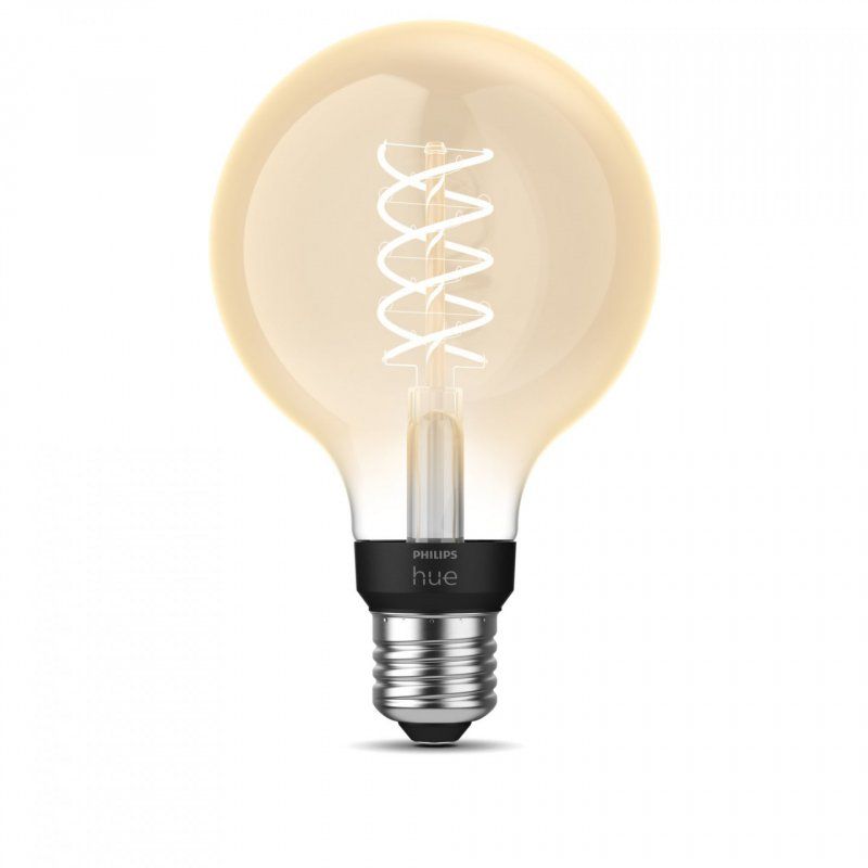 Philips Hue White E27 Filament Globe G93 550lm.