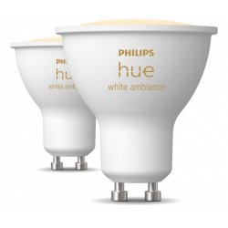 Philips Hue White Ambiance GU10 Doppelpack 2x350lm.