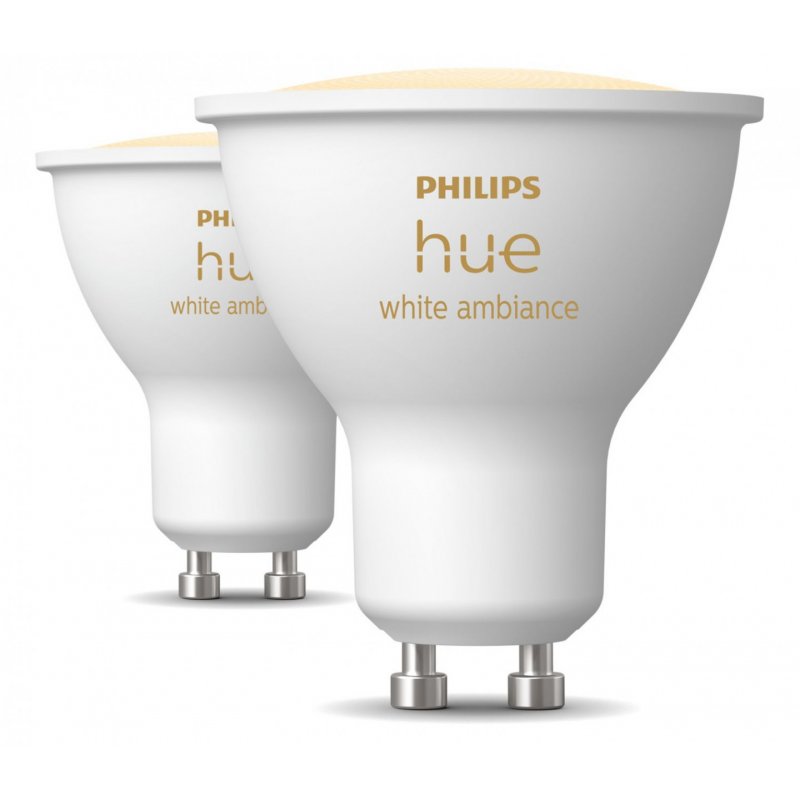 Philips Hue White Ambiance GU10 Doppelpack 2x350lm.