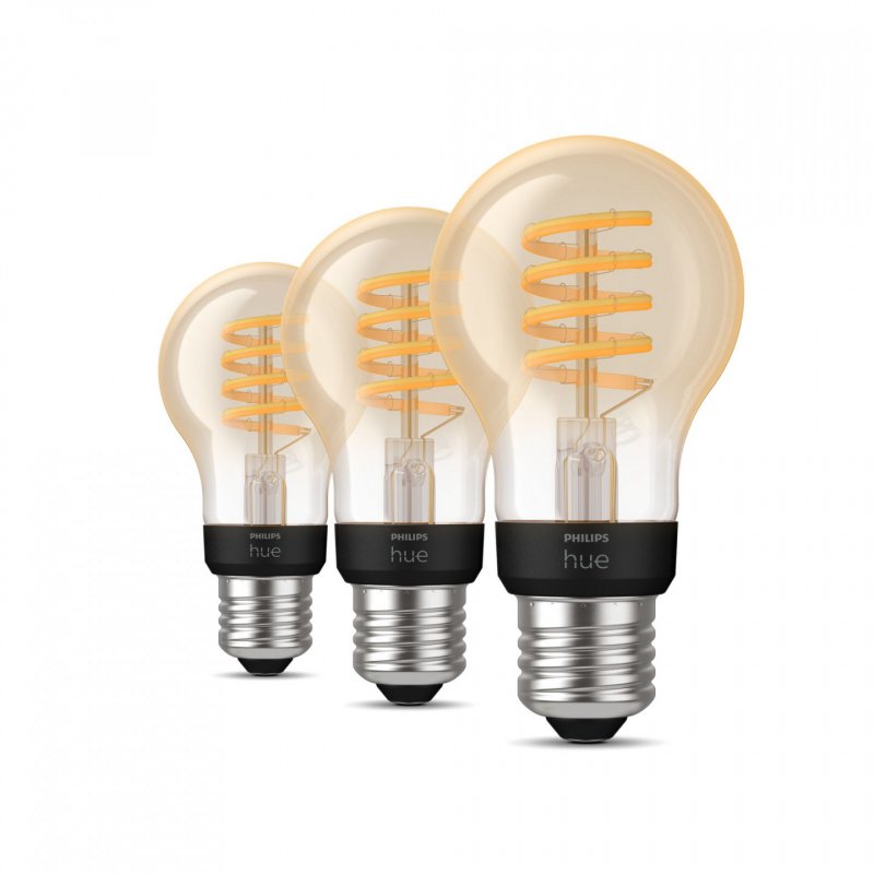 Philips Hue White Ambiance E27 Filament 3erPack