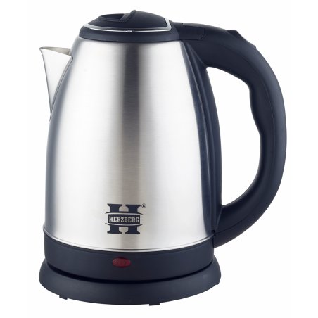 Herzberg HG-5011SIL: 1.8L 1500W Stainless Steel ElectricKettle - Silver
