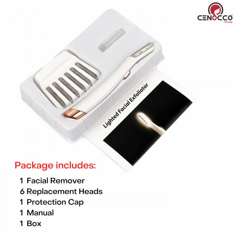 Cenocco Beauty Facial Epilator with Led Light