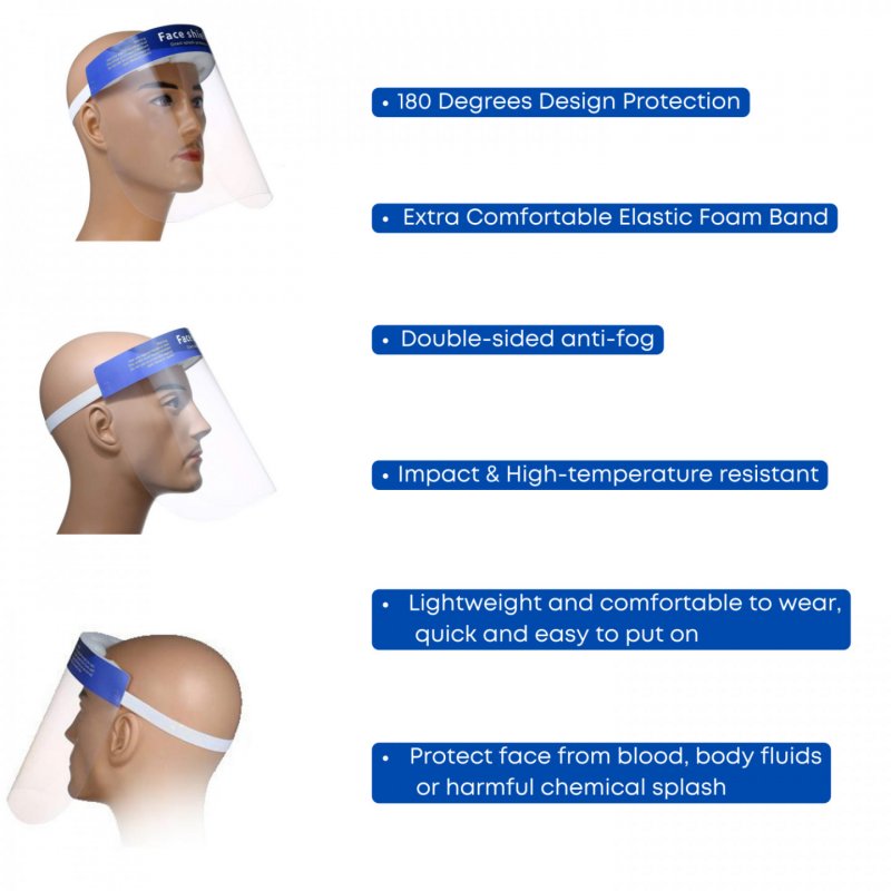 Face Shield Set of 6 Protective Face Shield?