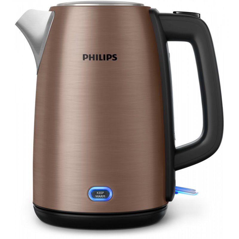 Electric kettle Philips Viva Collection HD9355/92 1.7 L 2060 W Black Copper