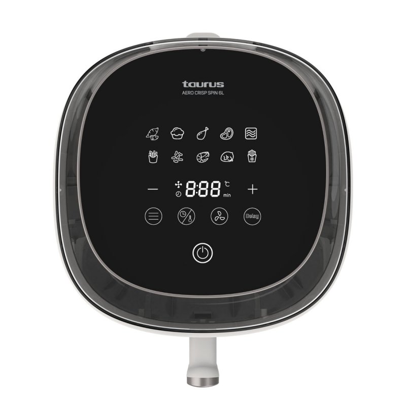 Taurus Aero Crisp Spin Unique 6 L Autonome 1550 W Friteuse d’air chaud Blanc