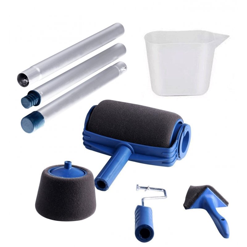 Paint Roller Set with Paint Container