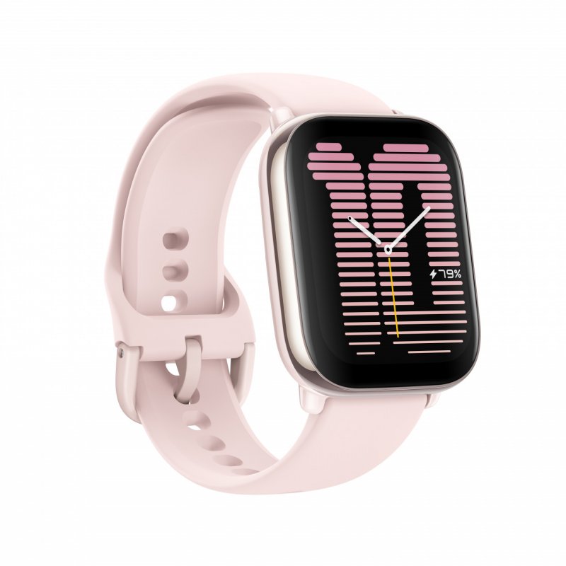 Amazfit Active 4.45 cm (1.75") AMOLED Digital 390 x 450 pixels Touchscreen Pink GPS (satellite)
