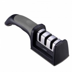 Herzberg HG-8101: Sturdy Knife Sharpener Black