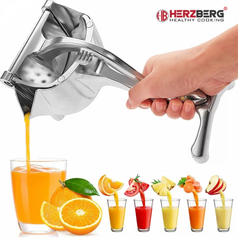 Herzberg HG-8108: Aluminum Manual Lemon Squeezer