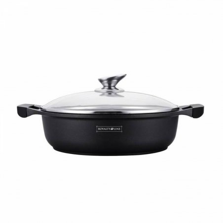 Royalty Line RL-BR26M: Marble Shallow Soup Pot 26cm