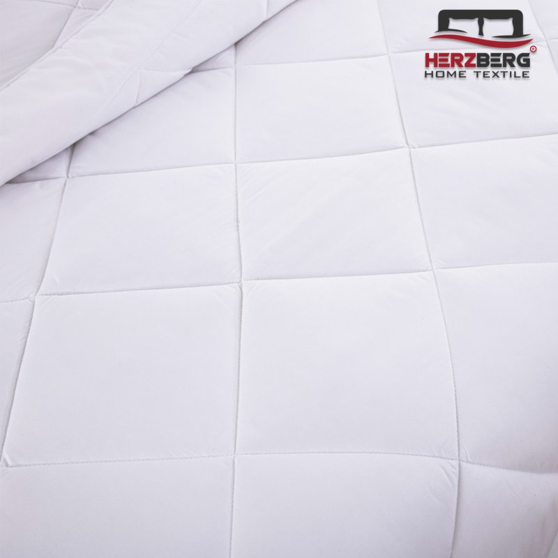 Herzberg HG-24267WD: 4-Star Quality White Duvet - 240x200cm
