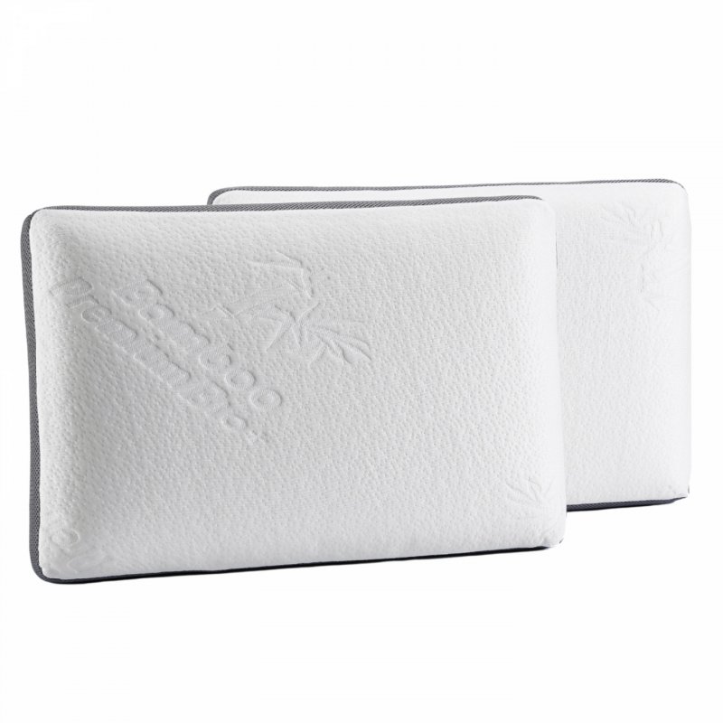 Herzberg HG-3D6040: Bamboo Memory Foam Pillow