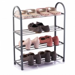 Herzberg HG-04500: 4 Tier Shoe Rack Organizer