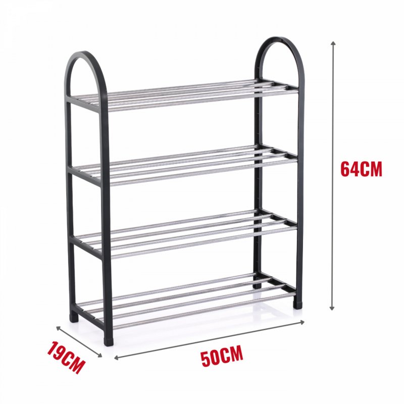 Herzberg HG-04500: 4 Tier Shoe Rack Organizer
