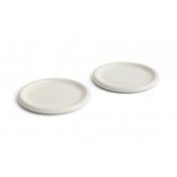 HAY - Barro Plate Ø24, set of 2 - Off-white