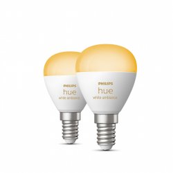 Philips Hue White Amb. E14 Luster Tropfen Doppelpack 2x470lm