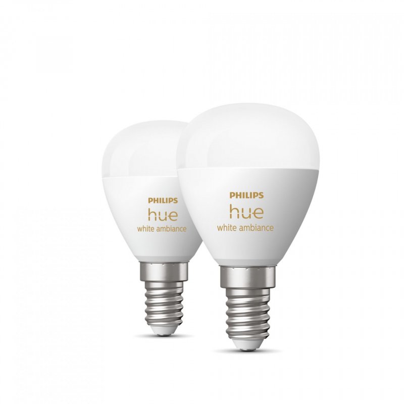 Philips Hue White ambience Lustre – E14 smart bulb – (2-pack)