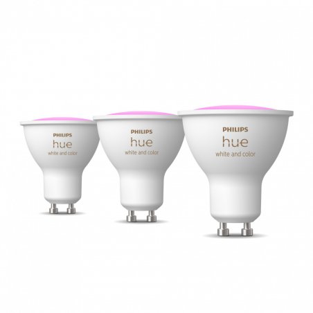 Philips Hue White and colour ambience GU10 – smart spotlight – (3-pack)