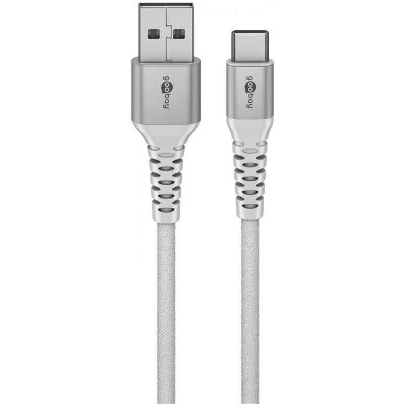 Goobay 74531 câble USB USB 2.0 2 m USB C USB A Blanc