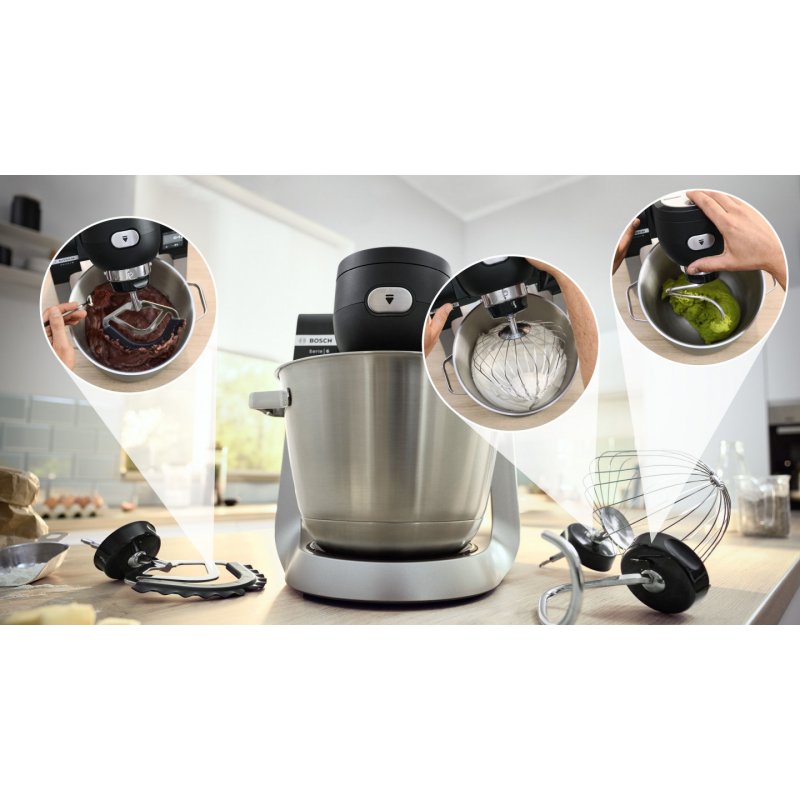 Bosch Serie 6 MUMS6ZS17 food processor 1600 W 5.5 L Black Stainless steel