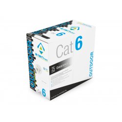 Alantec KIU6OUTS305 networking cable Black 305 m Cat6 U/UTP (UTP)