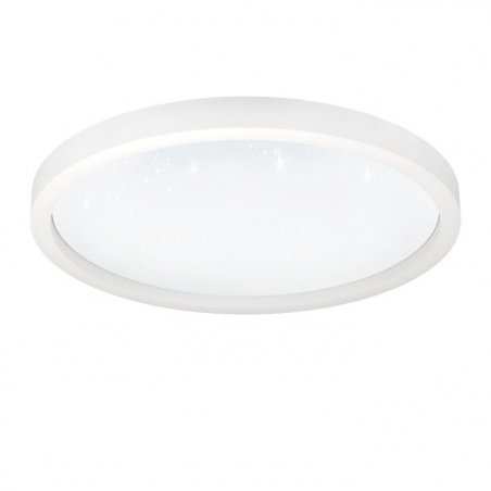 EGLO - Montemorelos-Z loft lamp white w/crystal effect Ø57 - RGB TW - Zigbee, Bluetooth