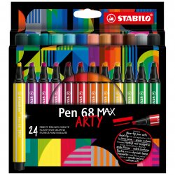 STABILO Pen 68 MAX felt pen Assorted colours 24 pc(s)