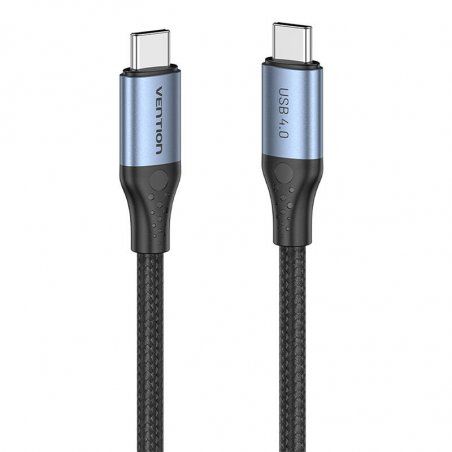 STOCK1 - USB-C to USB-C 240W Vention TAVHF USB 4.0 5A 1m 40Gbps cable (gray)