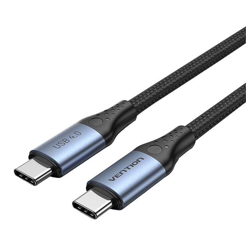 STOCK1 - USB-C to USB-C 240W Vention TAVHF USB 4.0 5A 1m 40Gbps cable (gray)