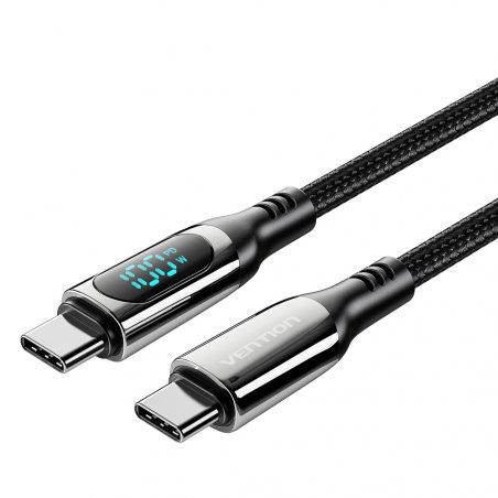 Vention TAYBAV câble USB USB 2.0 1,2 m USB C Noir
