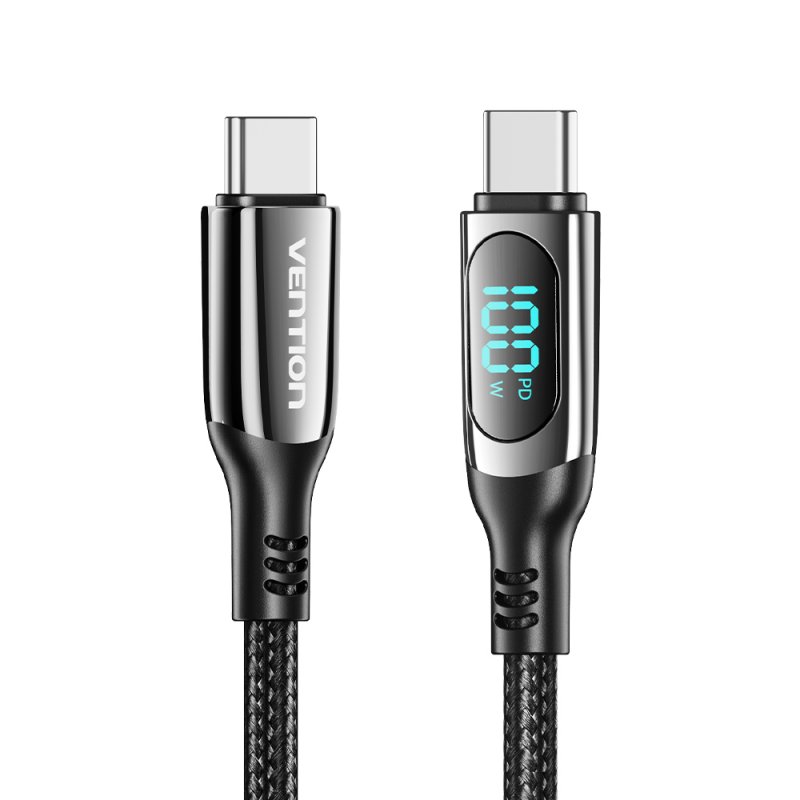 Vention TAYBAV câble USB USB 2.0 1,2 m USB C Noir