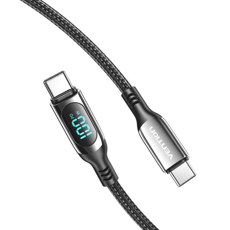 Vention TAYBAV USB 2.0 C-C 100 W 5A 1.2M USB cable (black)